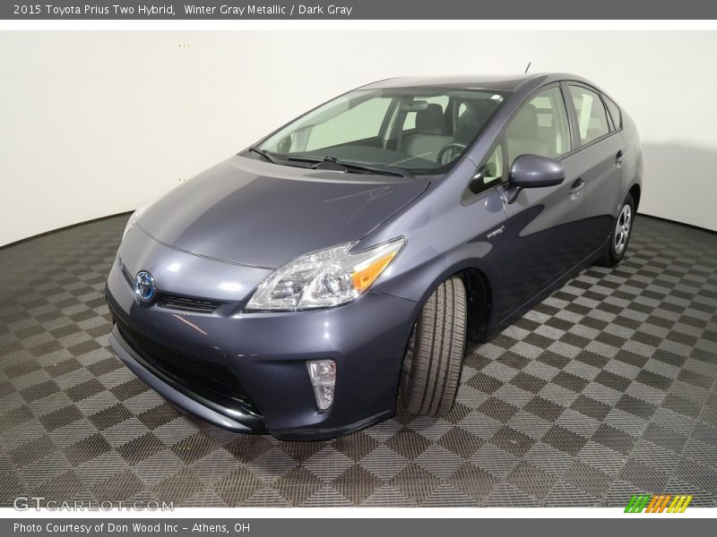 Winter Gray Metallic / Dark Gray 2015 Toyota Prius Two Hybrid