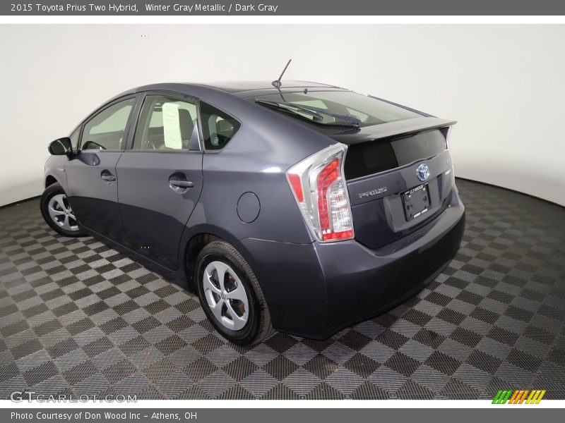 Winter Gray Metallic / Dark Gray 2015 Toyota Prius Two Hybrid