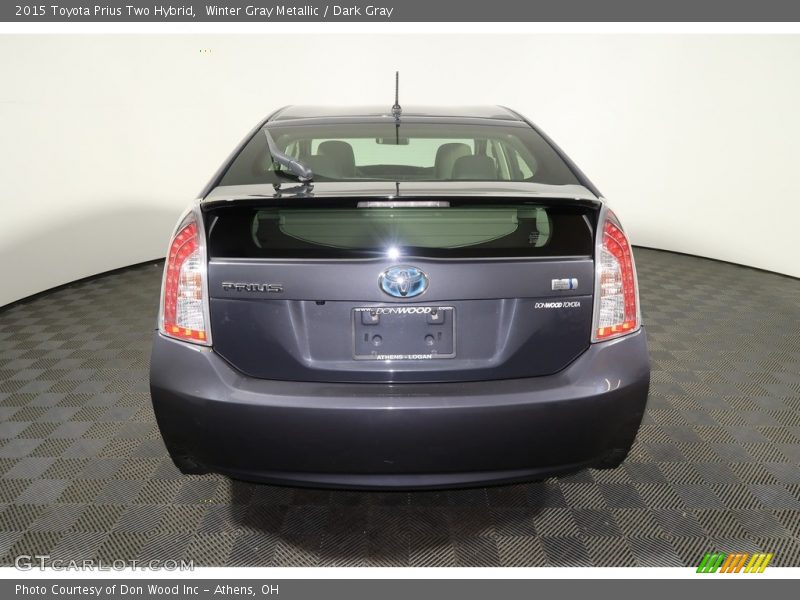 Winter Gray Metallic / Dark Gray 2015 Toyota Prius Two Hybrid