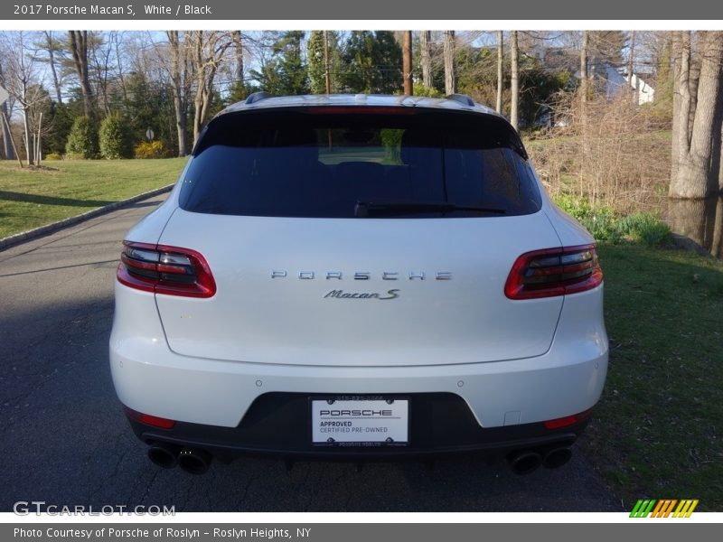White / Black 2017 Porsche Macan S