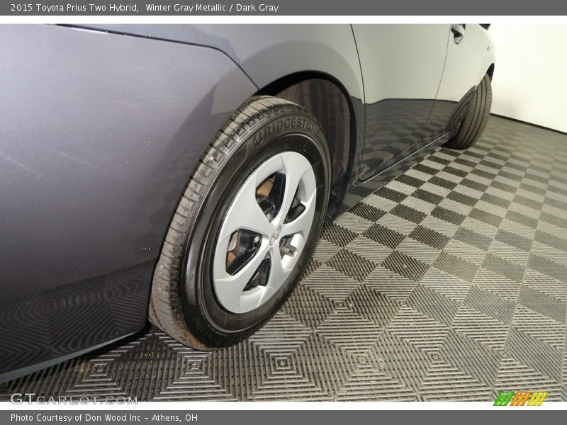 Winter Gray Metallic / Dark Gray 2015 Toyota Prius Two Hybrid