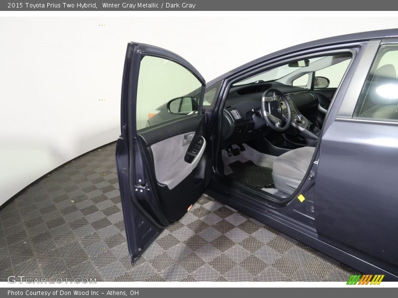Winter Gray Metallic / Dark Gray 2015 Toyota Prius Two Hybrid