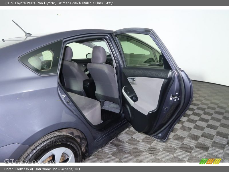 Winter Gray Metallic / Dark Gray 2015 Toyota Prius Two Hybrid