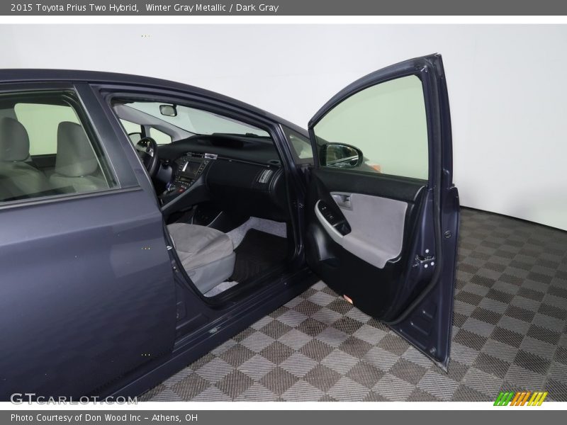 Winter Gray Metallic / Dark Gray 2015 Toyota Prius Two Hybrid