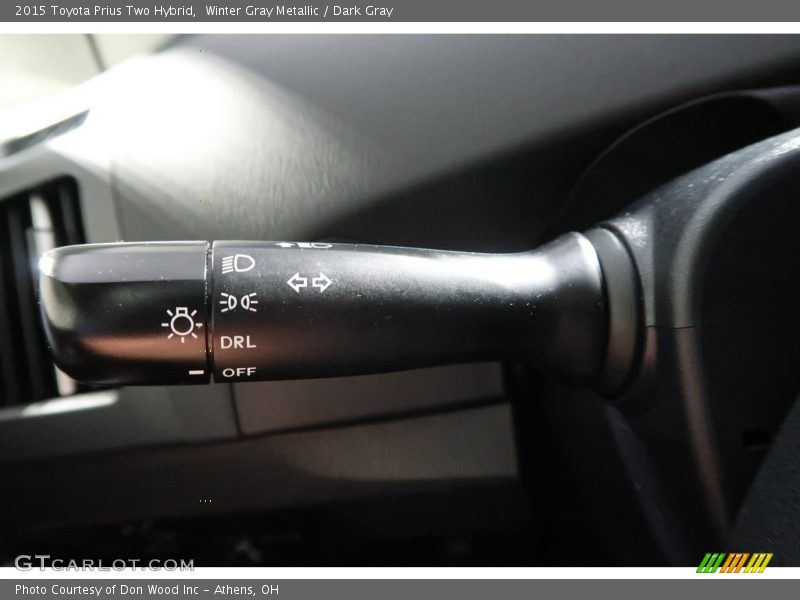 Winter Gray Metallic / Dark Gray 2015 Toyota Prius Two Hybrid