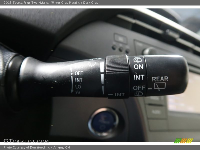 Winter Gray Metallic / Dark Gray 2015 Toyota Prius Two Hybrid