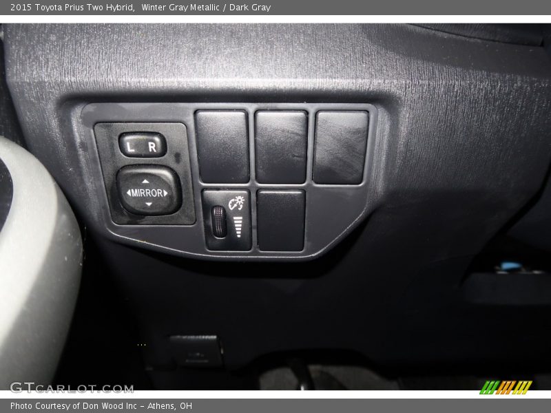 Winter Gray Metallic / Dark Gray 2015 Toyota Prius Two Hybrid