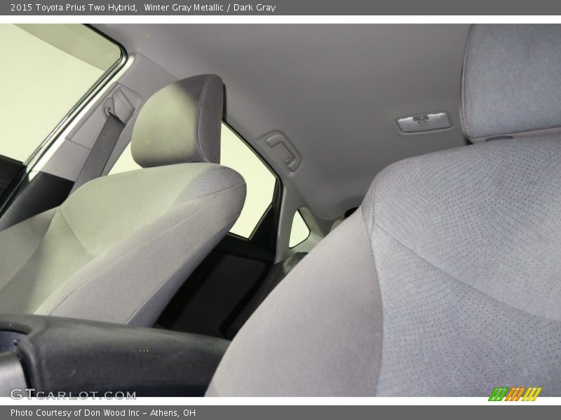 Winter Gray Metallic / Dark Gray 2015 Toyota Prius Two Hybrid