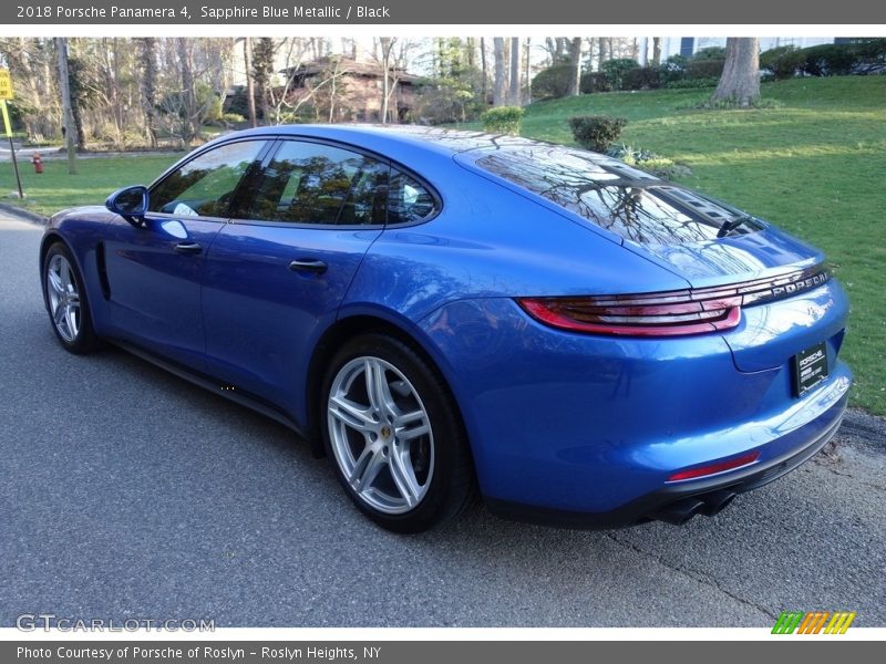Sapphire Blue Metallic / Black 2018 Porsche Panamera 4