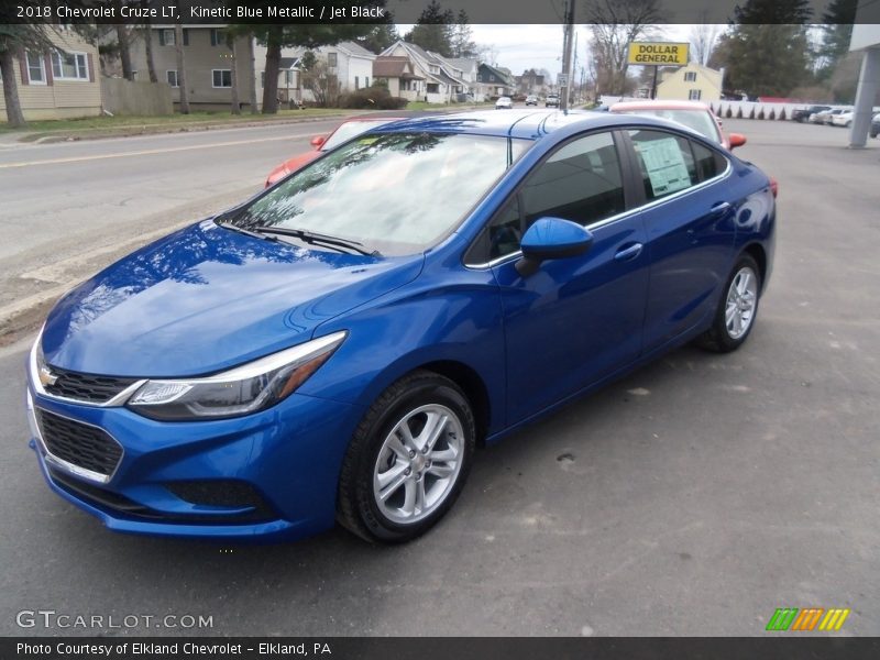 Kinetic Blue Metallic / Jet Black 2018 Chevrolet Cruze LT