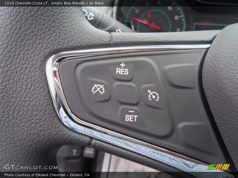 Kinetic Blue Metallic / Jet Black 2018 Chevrolet Cruze LT