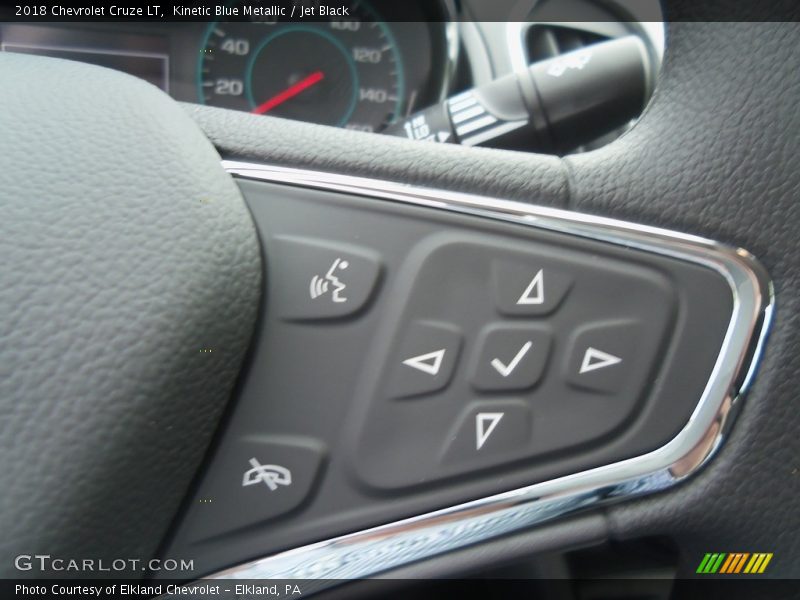 Kinetic Blue Metallic / Jet Black 2018 Chevrolet Cruze LT