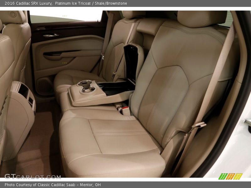 Platinum Ice Tricoat / Shale/Brownstone 2016 Cadillac SRX Luxury