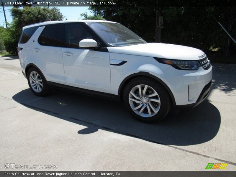 Fuji White / Vintage Tan/Ebony 2018 Land Rover Discovery HSE