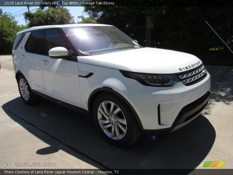 Fuji White / Vintage Tan/Ebony 2018 Land Rover Discovery HSE
