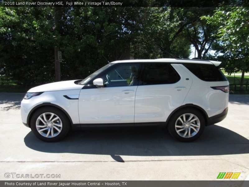 Fuji White / Vintage Tan/Ebony 2018 Land Rover Discovery HSE