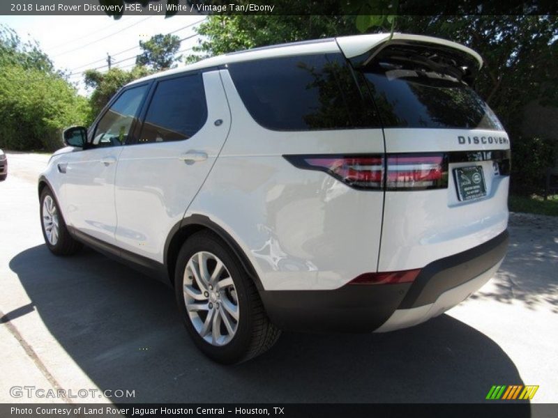 Fuji White / Vintage Tan/Ebony 2018 Land Rover Discovery HSE
