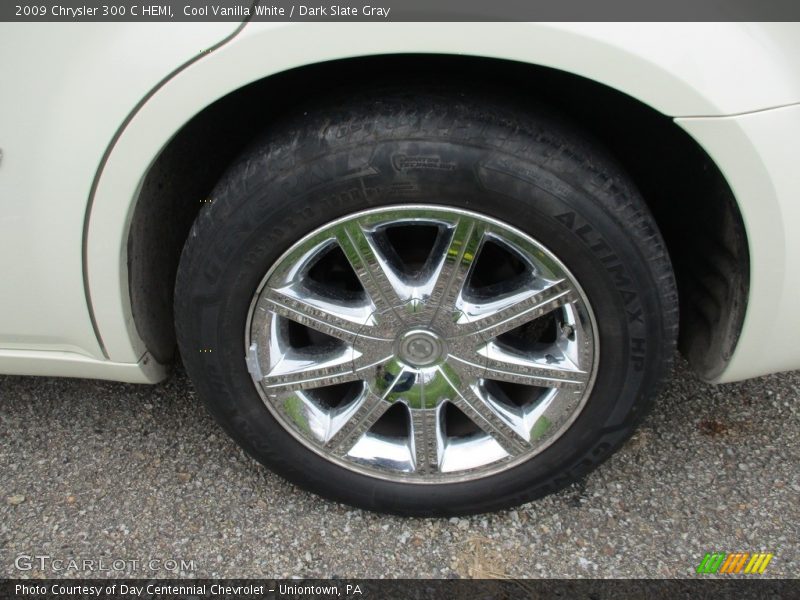 Cool Vanilla White / Dark Slate Gray 2009 Chrysler 300 C HEMI