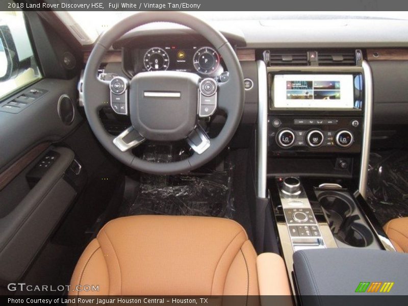 Fuji White / Vintage Tan/Ebony 2018 Land Rover Discovery HSE