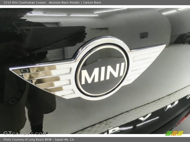 Absolute Black Metallic / Carbon Black 2016 Mini Countryman Cooper