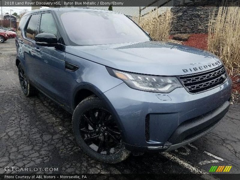 Byron Blue Metallic / Ebony/Ebony 2018 Land Rover Discovery HSE