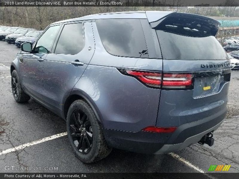 Byron Blue Metallic / Ebony/Ebony 2018 Land Rover Discovery HSE