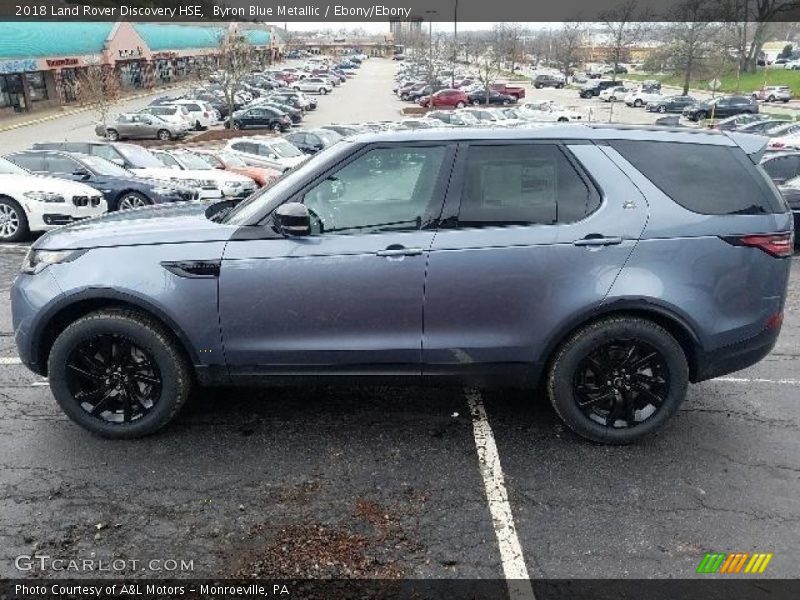 Byron Blue Metallic / Ebony/Ebony 2018 Land Rover Discovery HSE