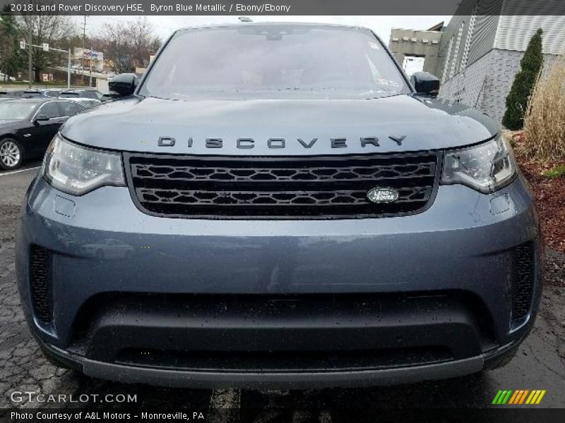 Byron Blue Metallic / Ebony/Ebony 2018 Land Rover Discovery HSE