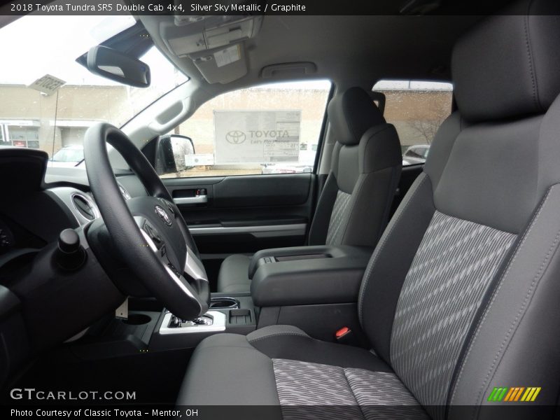 Silver Sky Metallic / Graphite 2018 Toyota Tundra SR5 Double Cab 4x4