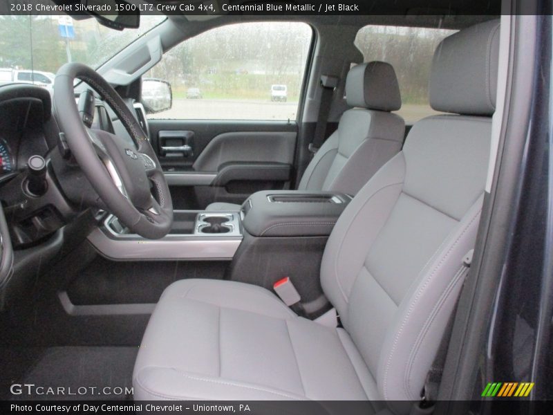Centennial Blue Metallic / Jet Black 2018 Chevrolet Silverado 1500 LTZ Crew Cab 4x4