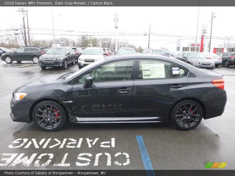 Dark Gray Metallic / Carbon Black 2018 Subaru WRX Premium