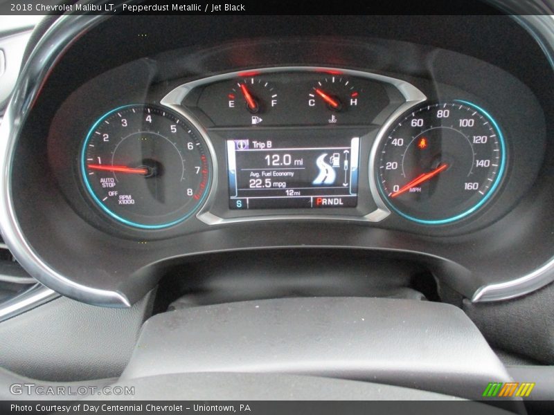 Pepperdust Metallic / Jet Black 2018 Chevrolet Malibu LT