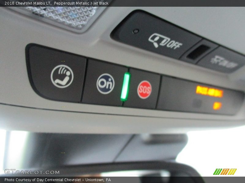 Pepperdust Metallic / Jet Black 2018 Chevrolet Malibu LT