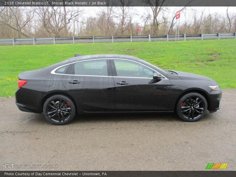 Mosaic Black Metallic / Jet Black 2018 Chevrolet Malibu LT