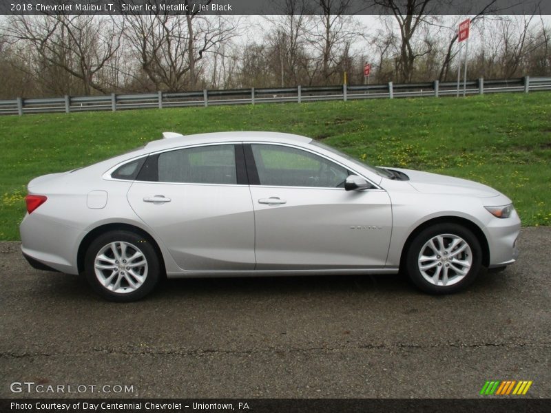 Silver Ice Metallic / Jet Black 2018 Chevrolet Malibu LT