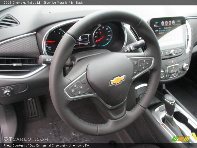 Silver Ice Metallic / Jet Black 2018 Chevrolet Malibu LT
