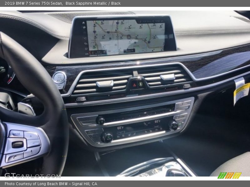 Black Sapphire Metallic / Black 2019 BMW 7 Series 750i Sedan