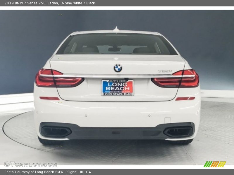 Alpine White / Black 2019 BMW 7 Series 750i Sedan