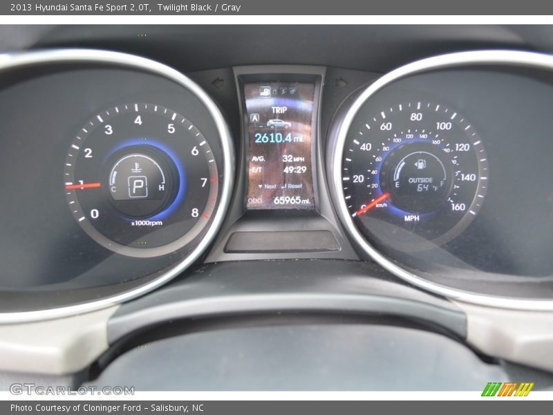Twilight Black / Gray 2013 Hyundai Santa Fe Sport 2.0T