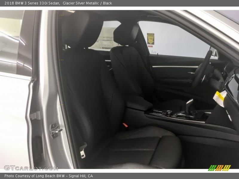 Glacier Silver Metallic / Black 2018 BMW 3 Series 330i Sedan