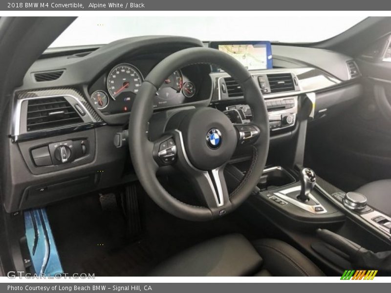 Alpine White / Black 2018 BMW M4 Convertible