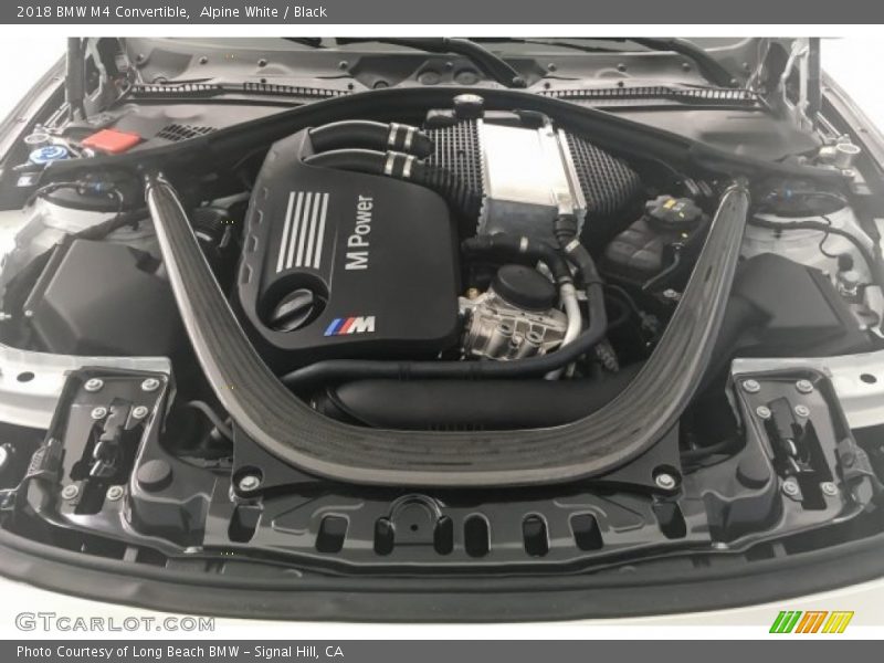  2018 M4 Convertible Engine - 3.0 Liter M TwinPower Turbocharged DOHC 24-Valve VVT Inline 6 Cylinder