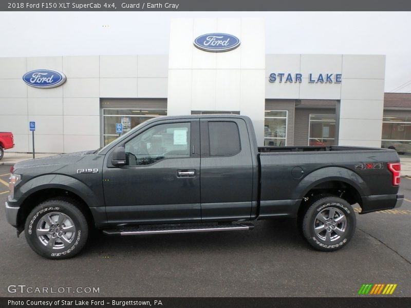 Guard / Earth Gray 2018 Ford F150 XLT SuperCab 4x4