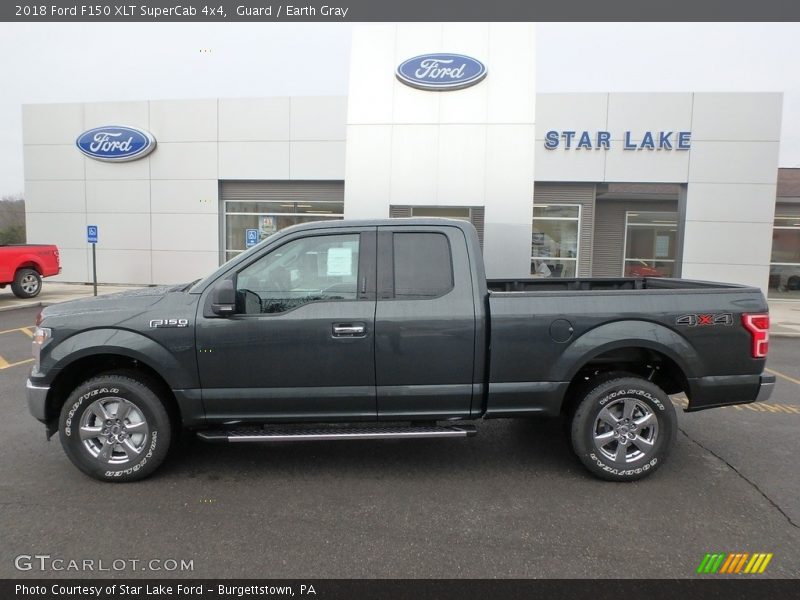 Guard / Earth Gray 2018 Ford F150 XLT SuperCab 4x4
