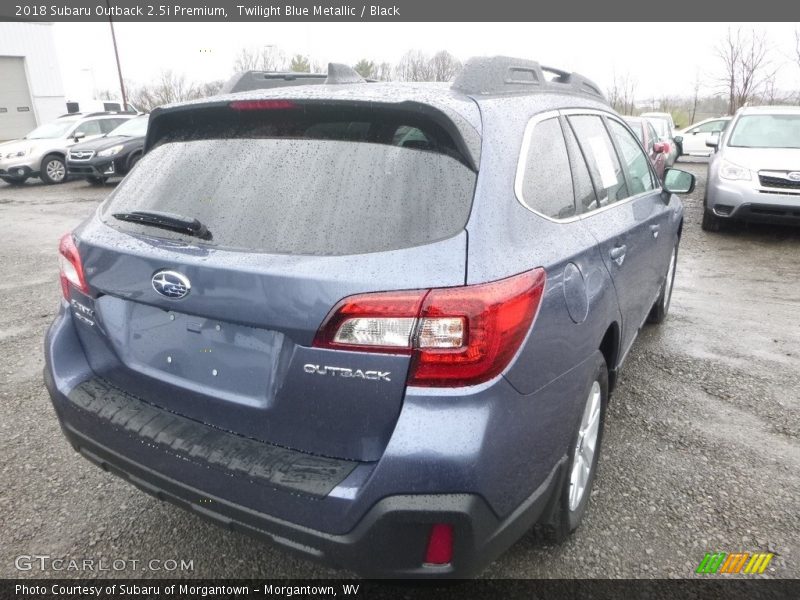 Twilight Blue Metallic / Black 2018 Subaru Outback 2.5i Premium