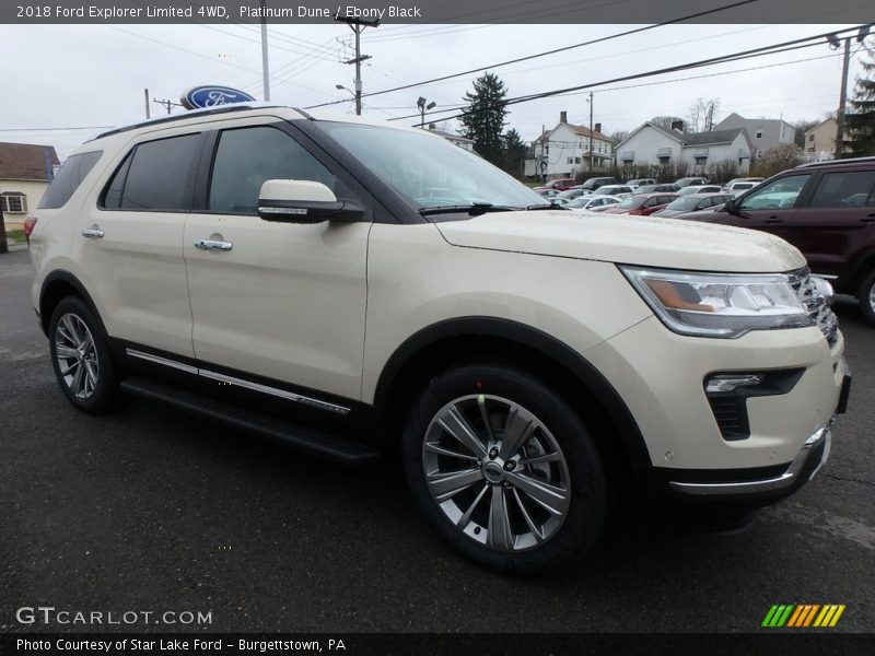 Front 3/4 View of 2018 Explorer Limited 4WD
