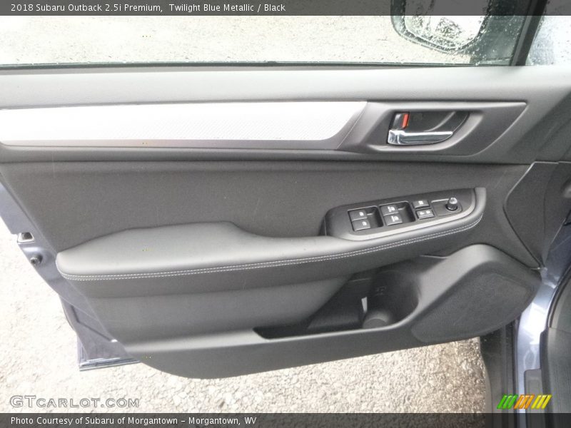 Twilight Blue Metallic / Black 2018 Subaru Outback 2.5i Premium
