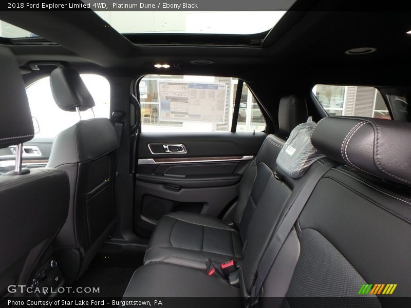 Platinum Dune / Ebony Black 2018 Ford Explorer Limited 4WD