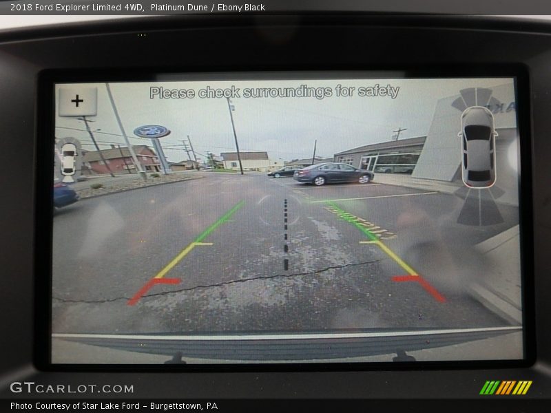 Platinum Dune / Ebony Black 2018 Ford Explorer Limited 4WD
