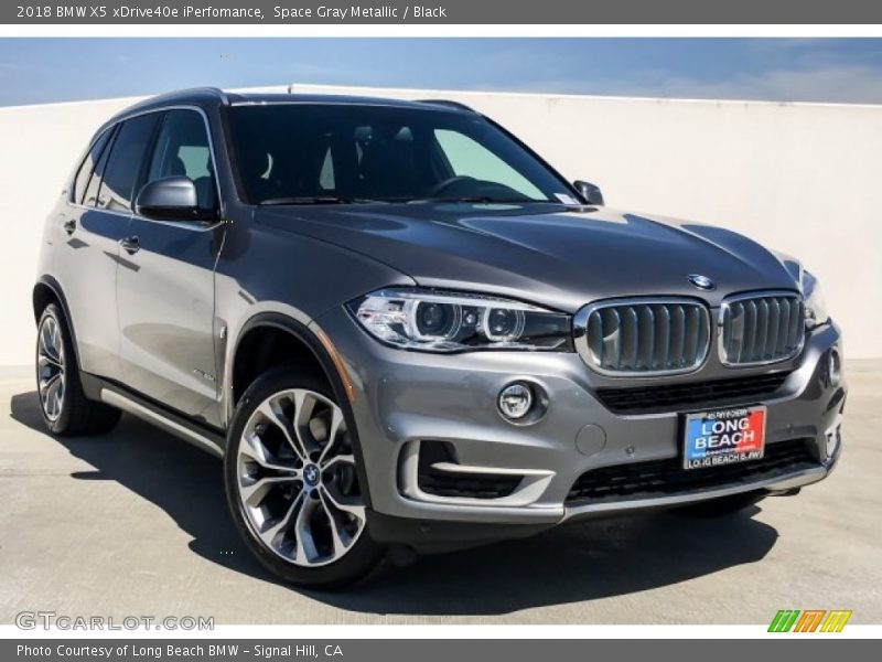 Space Gray Metallic / Black 2018 BMW X5 xDrive40e iPerfomance